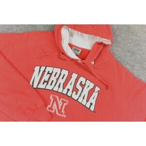 Nebraska Cornhuskers Hoodie Mens XXL Red Stadium Athletics Pullover Sweatshirt